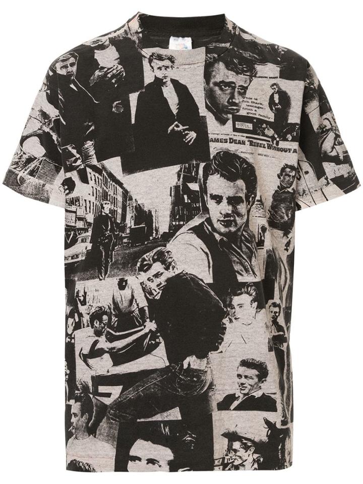 Fake Alpha Vintage James Dean T-shirt - Grey