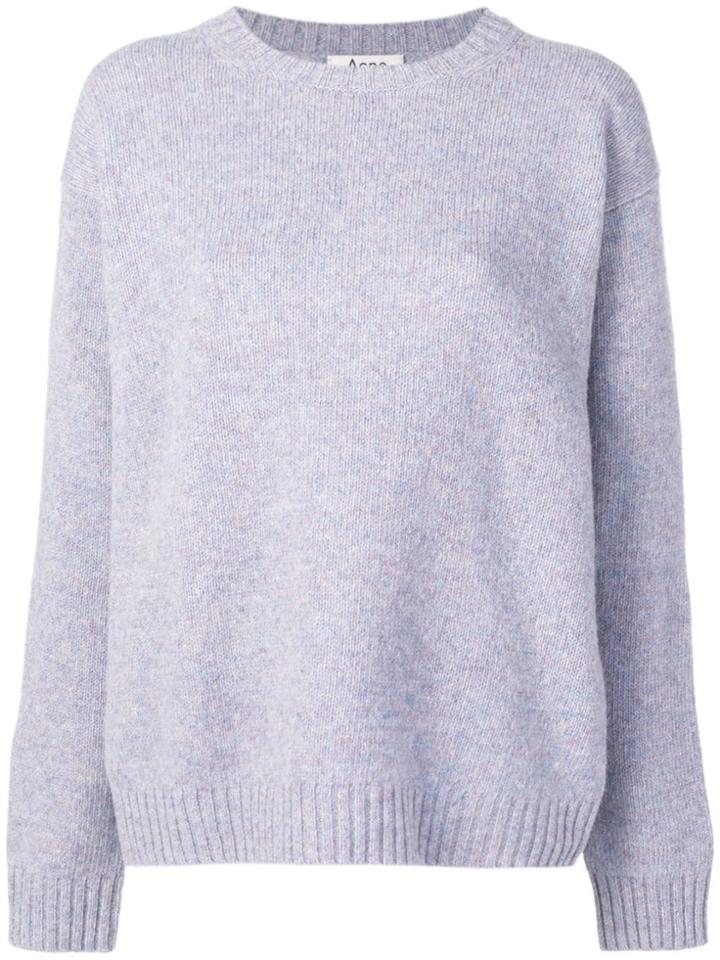 Acne Studios Samara Crew Neck Sweater - Purple