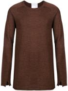 Lost & Found Rooms Crew Neck Sweater - Brown