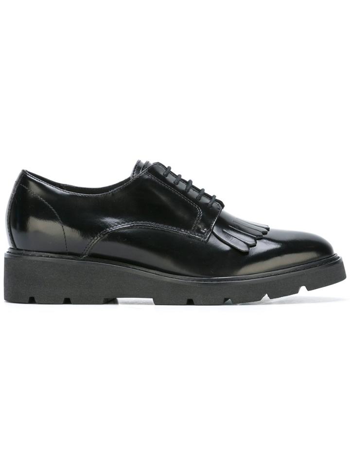 P.a.r.o.s.h. Fringed Lace-up Shoes - Black