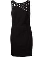 Anthony Vaccarello Eyelet Embellished Fitted Dress