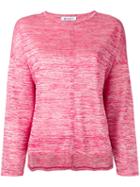Dondup Flared Sweatshirt, Women's, Size: Large, Pink/purple, Viscose/polyester/nylon