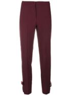 Blumarine High-waisted Cropped Trousers - Pink
