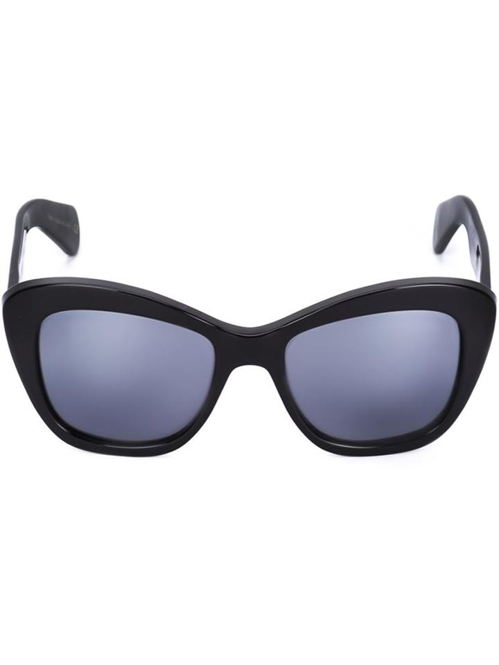 Oliver Peoples 'emmy' Sunglasses, Women's, Black, Acetate