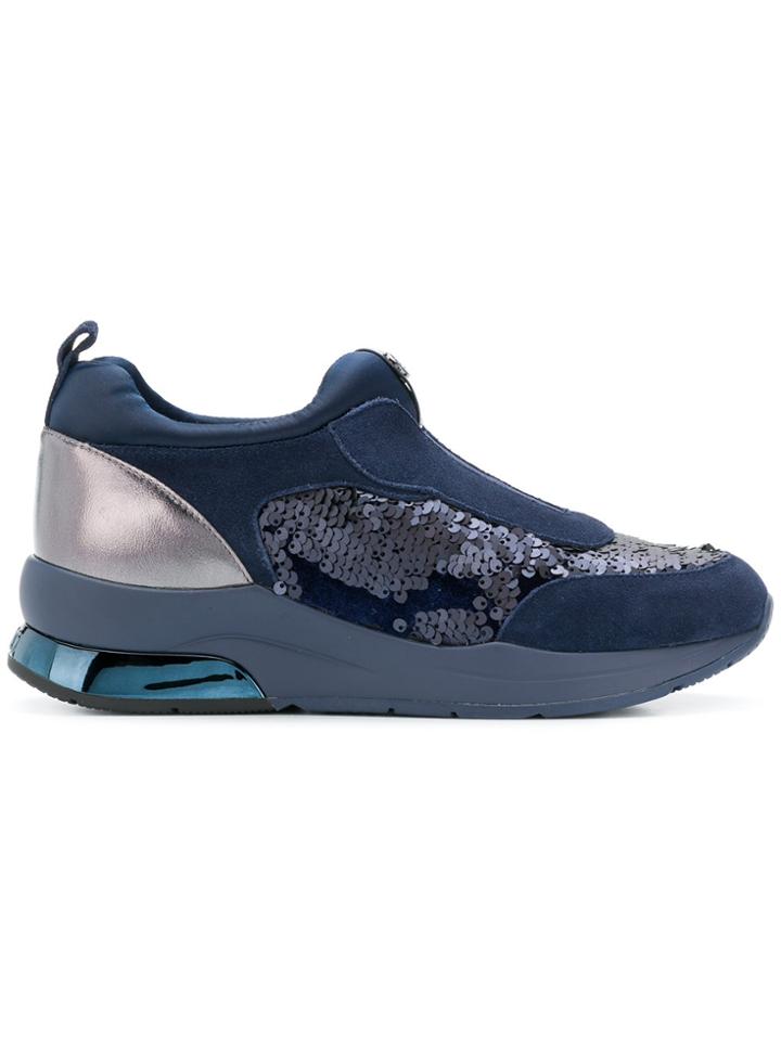 Liu Jo Mixed Textile Sneakers - Blue