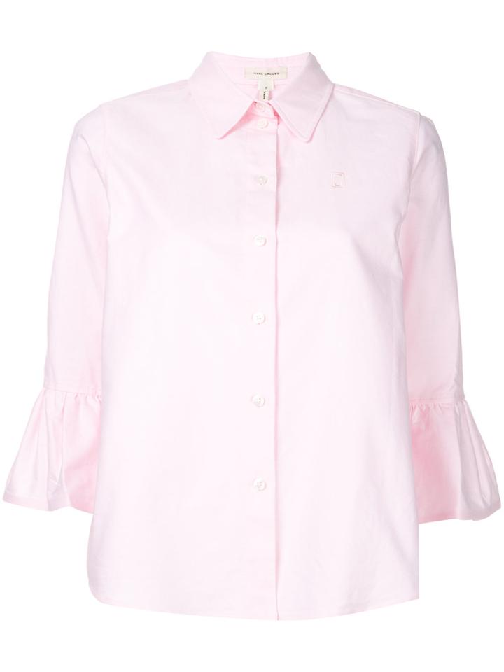 Marc Jacobs Bell Sleeve Shirt - Pink & Purple