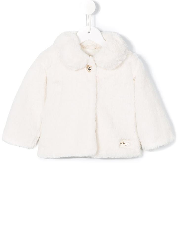 Liu Jo Kids Faux Fur Coat, Infant Girl's, Size: 6 Mth, Nude/neutrals