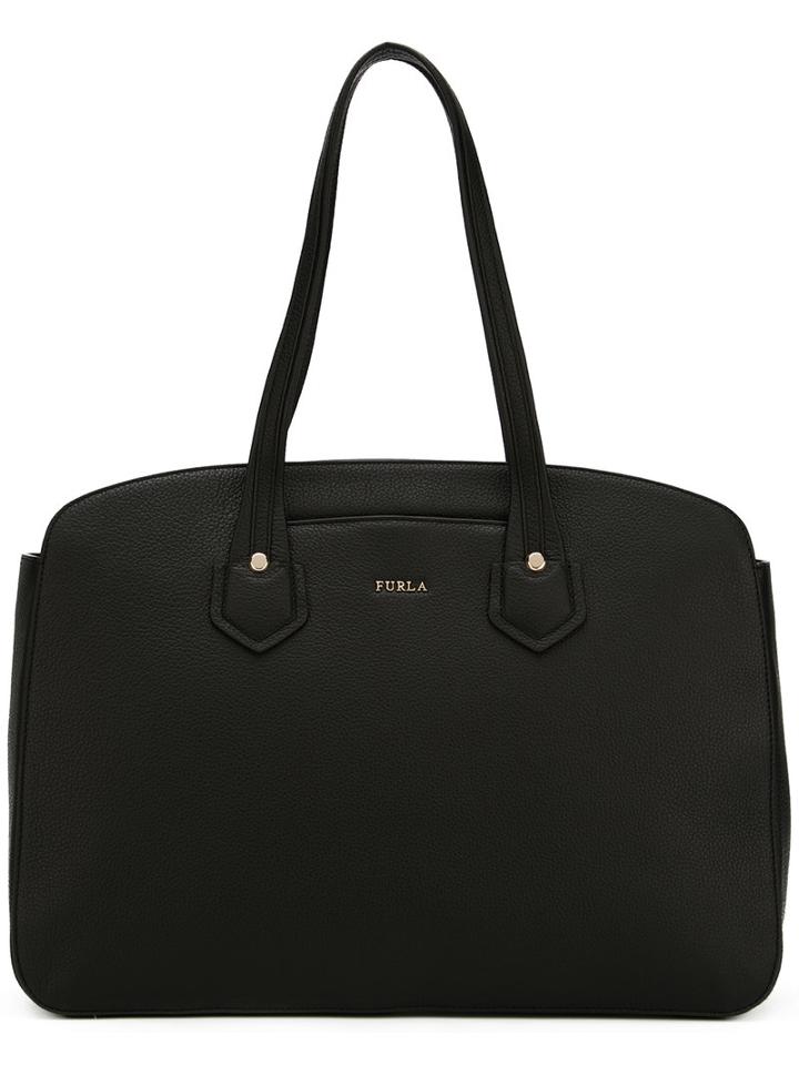 Furla - Top Handle Tote - Women - Leather - One Size, Black, Leather