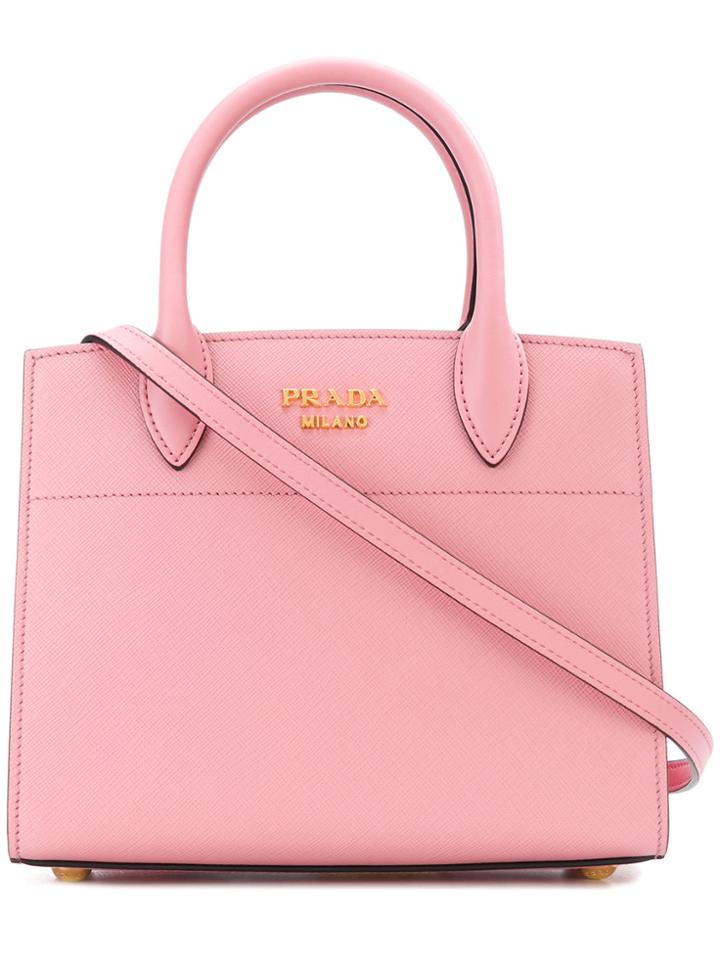 Prada Mini Accordion Shoulder Bag - Pink & Purple