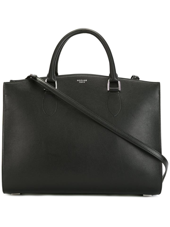 Rochas Plain Tote Bag - Black