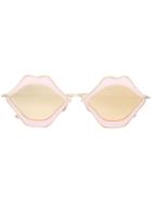 Chrome Hearts Oversized Sunglasses - Pink & Purple