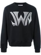 J.w.anderson Logo Print Sweatshirt, Men's, Size: Xl, Black, Cotton