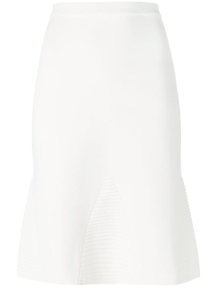 Salvatore Ferragamo - Knitted Skirt - Women - Polyamide/polyester/polyurethane/viscose - S, Nude/neutrals, Polyamide/polyester/polyurethane/viscose