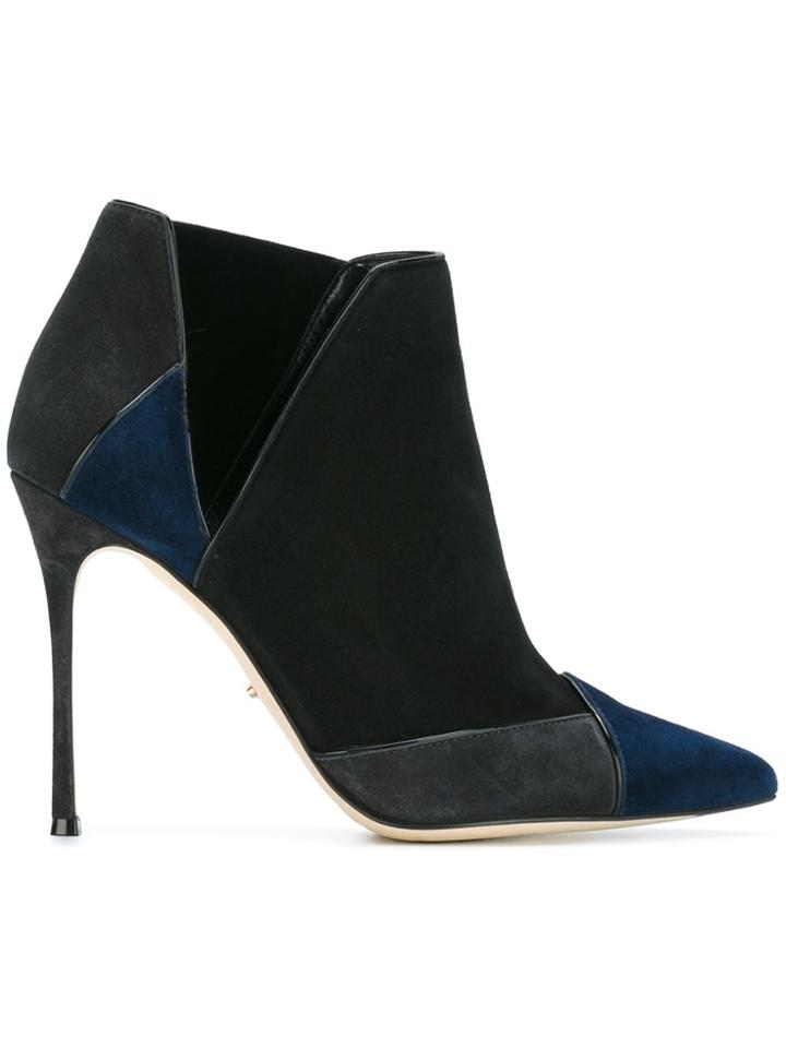 Sergio Rossi Pointed Toe Boots - Black