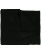 Dolce & Gabbana Embroidered Crown Scarf, Men's, Black, Virgin Wool