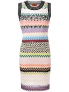 Missoni Sleeveless Mini Dress, Women's, Size: 40, Rayon/wool