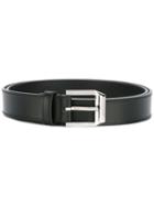 Givenchy Buckle Belt, Men's, Size: 95, Black, Leather