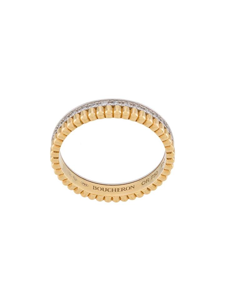 Boucheron 18kt Yellow Gold Quatre Radiant Edition Diamond Wedding Ring