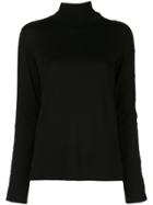 Akris Punto Press-stud Mock-neck Jumper - Black