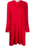 Sminfinity Long V-neck Jumper - Red