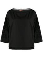 Ermanno Scervino Cut Out Detail Shirt - Black