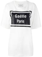 Gaelle Bonheur Gaelle Paris Print T-shirt, Women's, Size: 1, White, Cotton