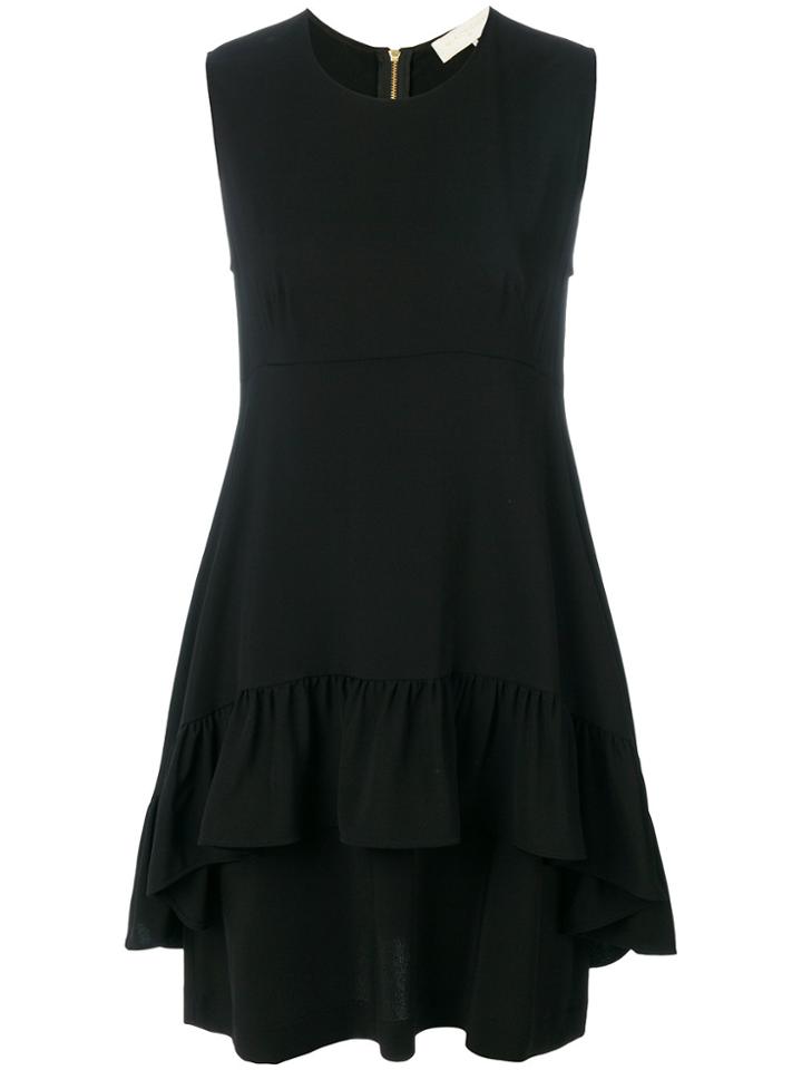 L'autre Chose Double Ruche Detail Dress - Black