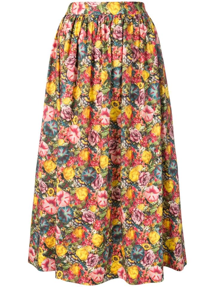 Marni Floral Skirt - Pink