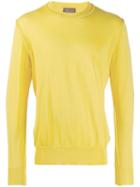Roberto Collina Inside-out Knitted Sweater - Yellow