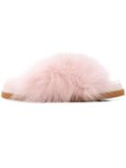 Mr & Mrs Italy Furry Slides - Pink