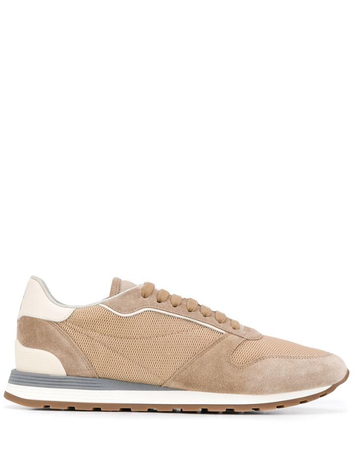 Brunello Cucinelli Lace-up Sneakers - Neutrals