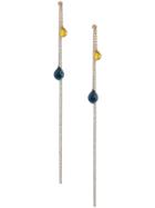 Christopher Kane Deflated Balloon Earrings - Yellow