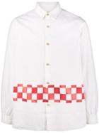 Visvim Longrider Checkerboard Shirt - White