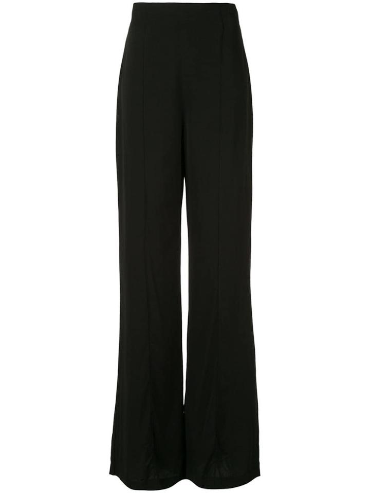 Silvia Tcherassi High Waisted Wide Trousers - Black