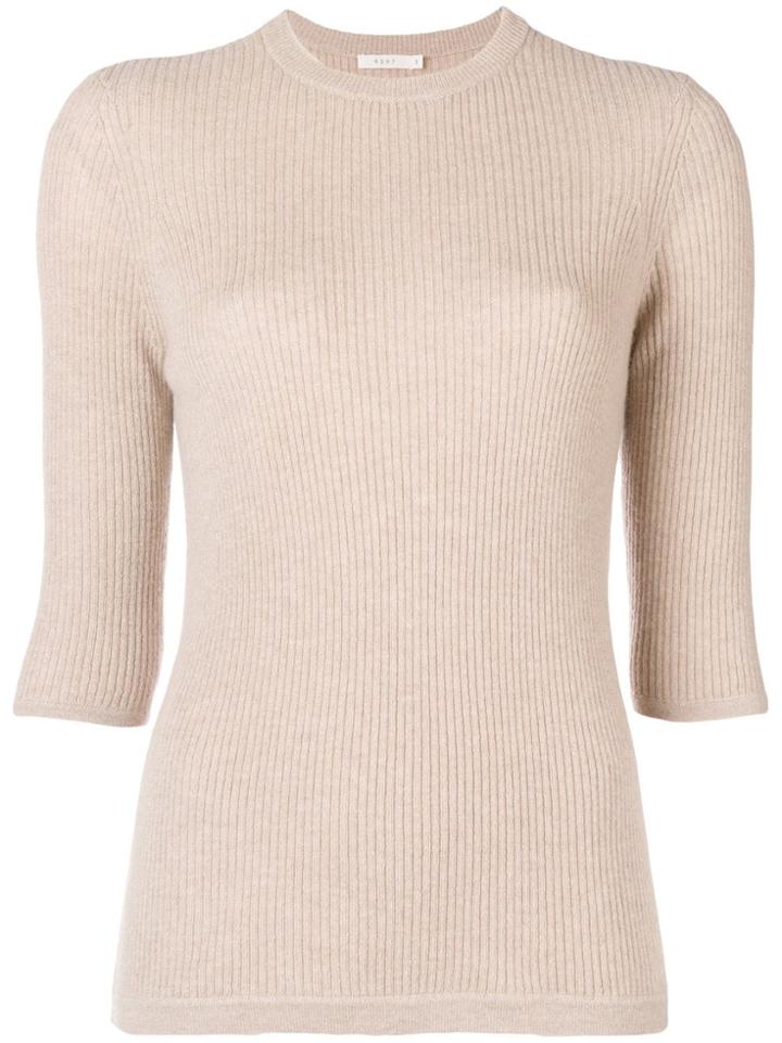 6397 Three-quarter Sleeved Jumper - Nude & Neutrals
