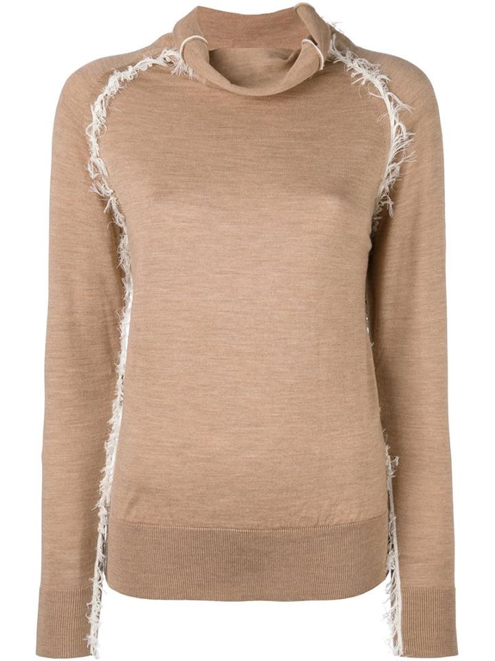 Christian Wijnants 'kanoni' Jumper, Women's, Size: Small, Nude/neutrals, Wool/virgin Wool