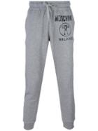 Moschino Logo Trackpants, Men's, Size: Xl, Grey, Cotton