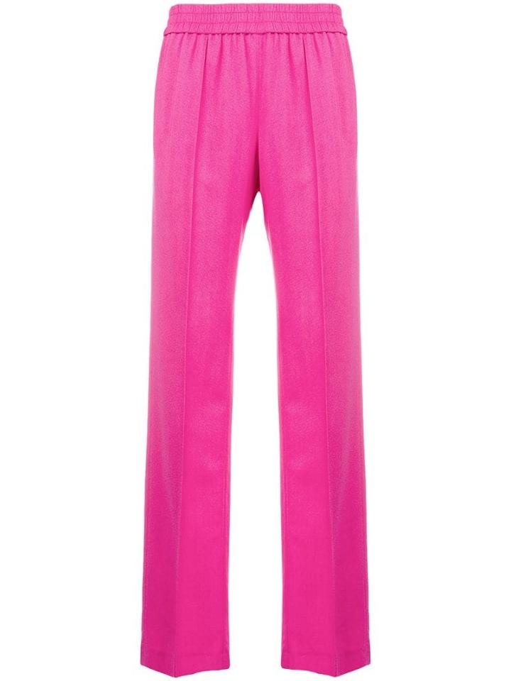 Msgm Elasticated Waist Trousers - Pink