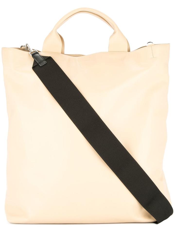 Jil Sander Oversized Tote Bag - Nude & Neutrals