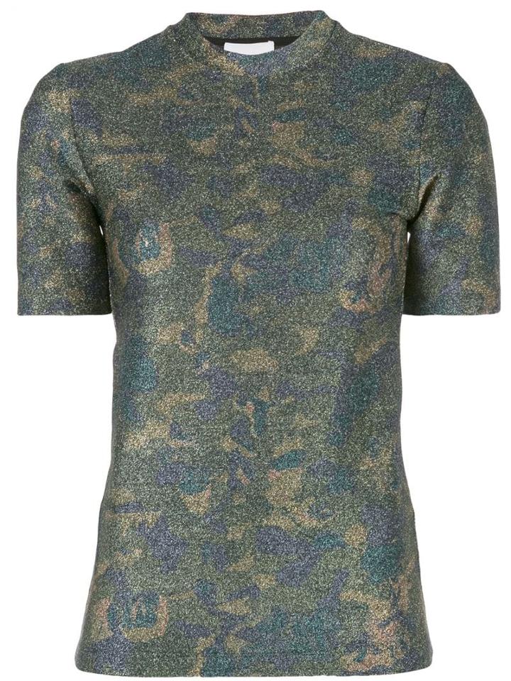Ganni Metallic Effect T-shirt
