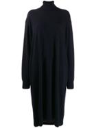 Jil Sander Long Sweater Dress - Blue