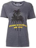 Adaptation Vintage Palm T-shirt, Women's, Size: Small, Grey, Cotton/polyester
