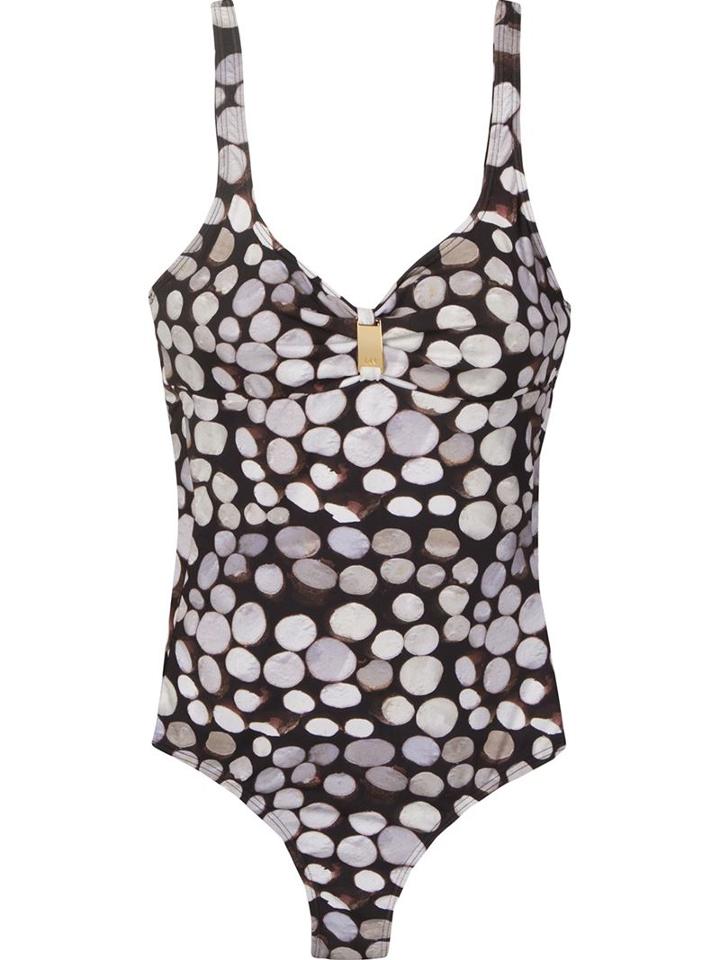 Lygia & Nanny Polka Dot Printed Swimsuit, Women's, Size: 52, Black, Polyamide