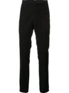 Thom Browne Straight Leg Trousers, Men's, Size: 1, Black, Cupro/cotton