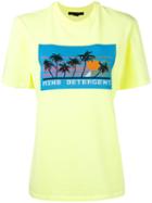 Alexander Wang - 'mind Detergent' Short Sleeve T-shirt - Women - Cotton/polyester - Xs, Women's, Yellow/orange, Cotton/polyester