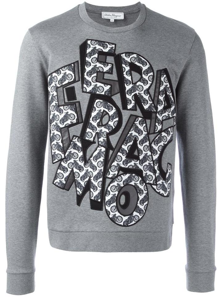 Salvatore Ferragamo Capsule Now Detail Logo Sweatshirt, Men's, Size: Small, Cotton