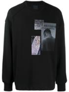 Juun.j Graphic Sweatshirt - Black