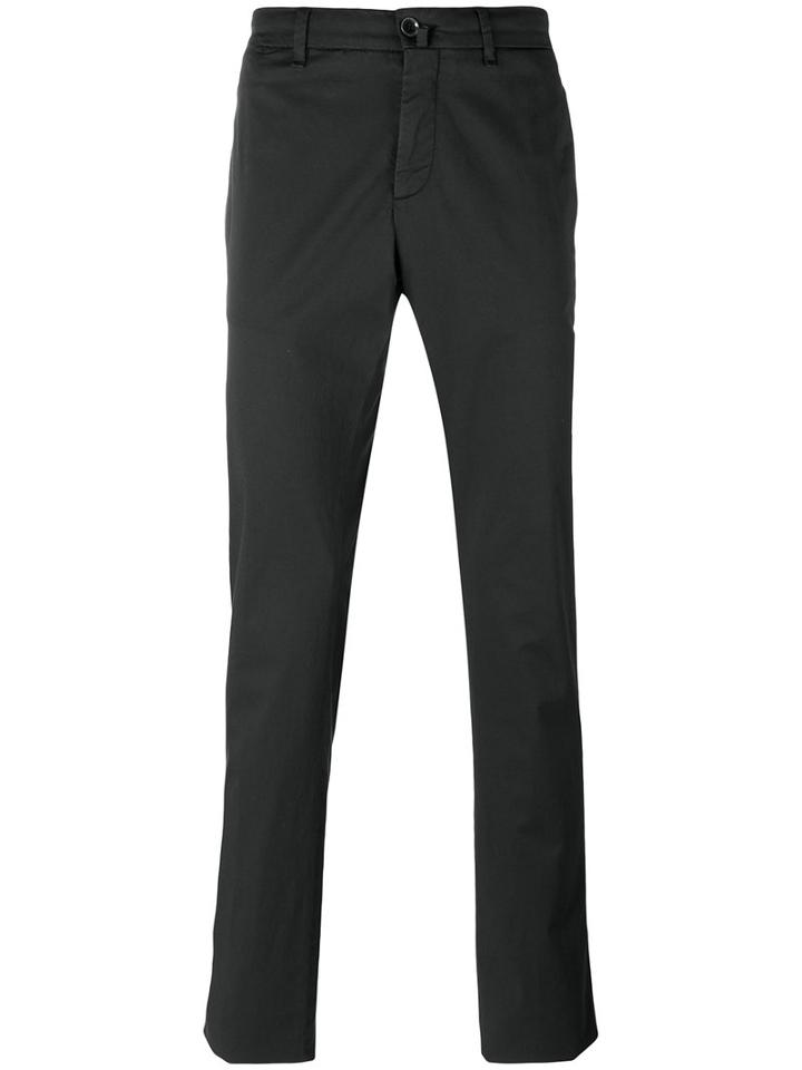 Lardini - Basic Xino Trousers - Men - Cotton/spandex/elastane - 58, Grey, Cotton/spandex/elastane