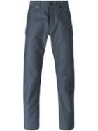 Lanvin Straight Leg Trousers, Men's, Size: 28, Grey, Cotton/polyester