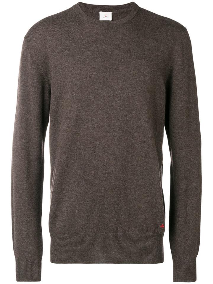 Peuterey Crew Neck Jumper - Brown